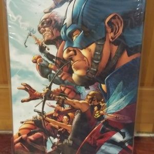 Stan Lee Avengers #1 canvas. Has C.O.A. New